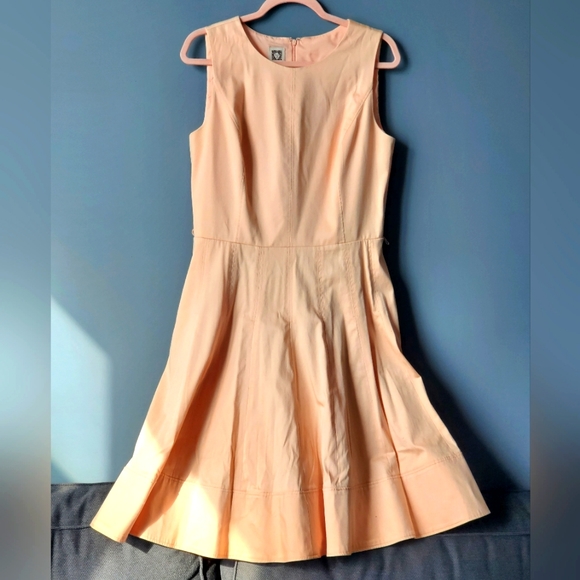 ANNE KLEIN Sleeveless A-line dress With Full Skirt. - Picture 7 of 8
